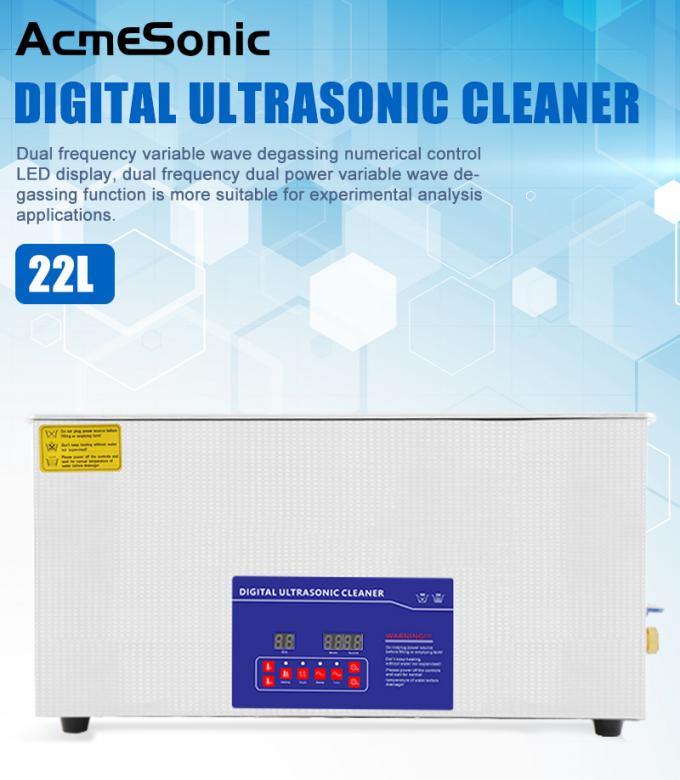 40K Dual Frequency Ultrasonic Cleaner 480w Ultrasonic Reiniging Machine 0