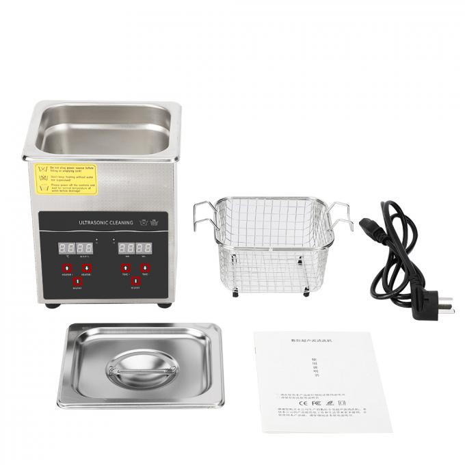 Huishoudelijke Ultrasone Reinigingsmachine 60W 2L Ultrasone Reiniger 0