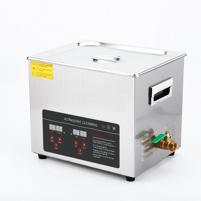 Krachtige Ultrasone Onderdelen Wasmachine Digitale Verwarmde Timer Tank Capaciteit 10L 1