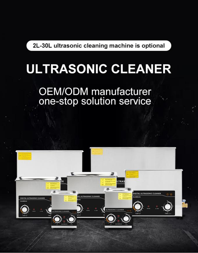 Industriële Mechanische Ultrasone Reiniger 15L Ultrasone Draagbare Wasmachine 0