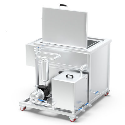 Precisie roestvrij staal industriële ultrasoonreiniger 3000W Verwarmingsvermogen 108L 28/40KHz 20-95°C