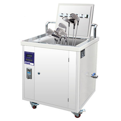 Professionele ultrasoon golfclub schoonmaakmachine, golfclub wasmachine met afvoerklep