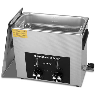 Professionele Ultrasone Reiniger 6L 180W Commerciële Ultrasone Sieraden Reiniger met Gecodeerde Timer, Heater&Basket, Multi-Applicatie voor Sieraden, Brillen, Ketens, Horloges