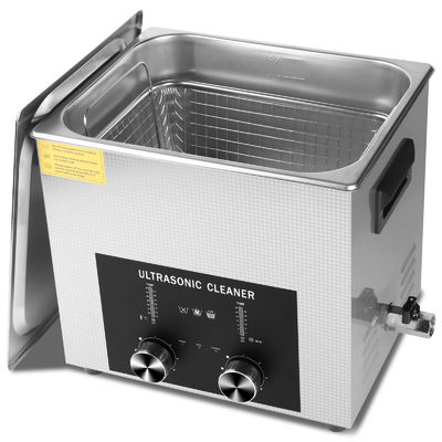 Professionele Ultrasone Reiniger 10L 240W Commerciële Ultrasone Sieraden Reiniger met Gecodeerde Timer, Heater&Basket, Multi-Applicatie voor Sieraden, Brillen, Ketens, Horloges