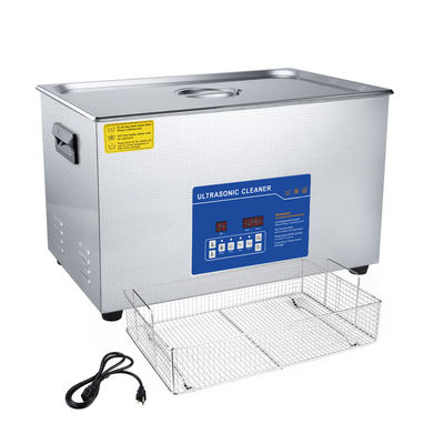 600W Ultrasone schoonmaker voor motorfietsonderdelen Ketens en gereedschappen 30L capaciteit roestvrij staal met verwarming Timer Digitale besturing