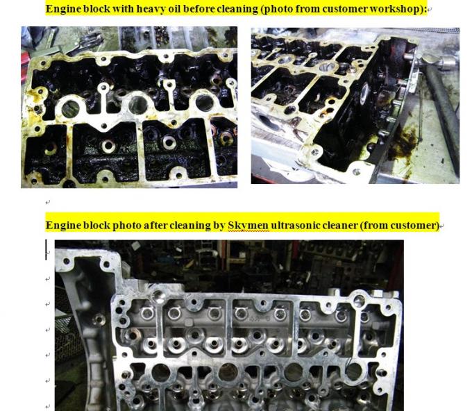 9 kW verwarming industriële ultrasoon reinigingsmachine voor auto motor koolstof reiniging 11